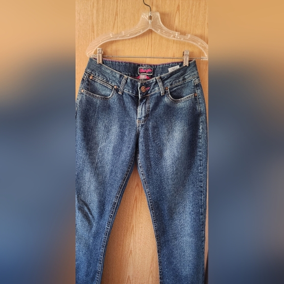 Wrangler Blue Skinny Jeans Classic Style - Picture 3 of 6